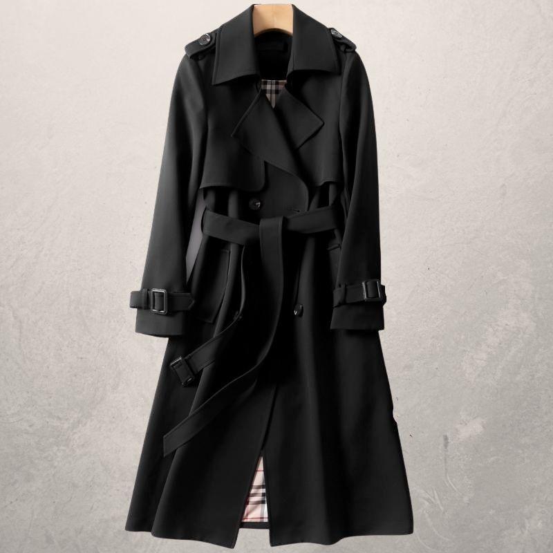 Trench-coat mi-long